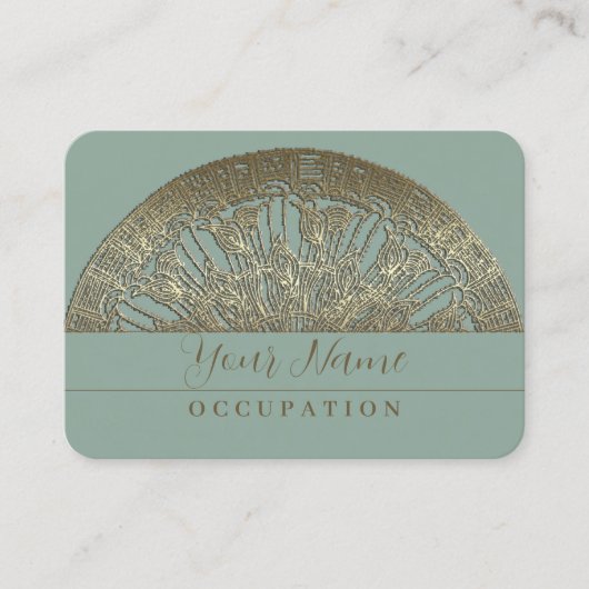 Golden Mandala - Visitekaartje (Voorkant)