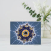 Golden Mandelbrot - Fractal Briefkaart (Staand voorkant)