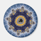 Golden Mandelbrot - Fractal Magneet (Voorkant)