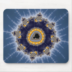 Golden Mandelbrot - Fractal Mousepad Muismat