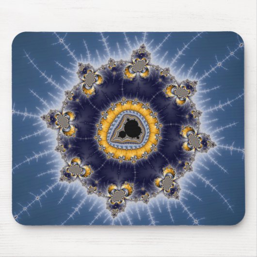 Golden Mandelbrot - Fractal Mousepad Muismat (Voorkant)