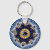 Golden Mandelbrot - Fractal Sleutelhanger (Voorkant)