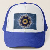 Golden Mandelbrot - Fractal Trucker Pet (Voorkant)
