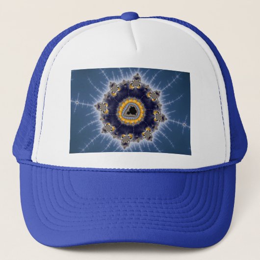 Golden Mandelbrot - Fractal Trucker Pet (Voorkant)