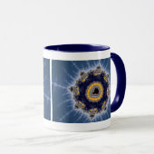 Golden Mandelbrot - Fractale Mok (Voorkant rechts)