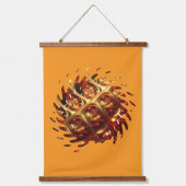 Golden Mandelbrot - Spinning About Hangend Wandkleed (Voorkant)