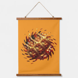 Golden Mandelbrot - Spinning About Hangend Wandkleed