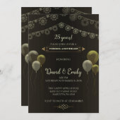 Golden Mandolin Melodieën 25e Jubileum Bliss Kaart (Voorkant / Achterkant)