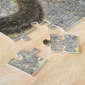 Golden Mantled Ground Eekhoorn Natuur Foto Legpuzzel (Zijkant)