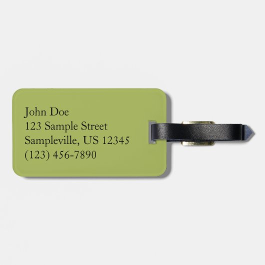 Golden-Mantled Ground Squirrel at Glacier Park Bagagelabel (Achterkant horizontaal)