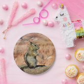 Golden Mantled Ground Squirrel Papieren Bordje (Feest)