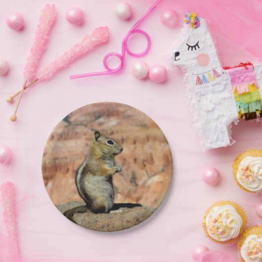 Golden Mantled Ground Squirrel Papieren Bordje (Feest)