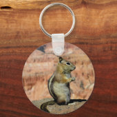 Golden Mantled Ground Squirrel Sleutelhanger (Achterkant)