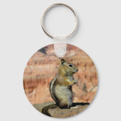 Golden Mantled Ground Squirrel Sleutelhanger (Achterkant)