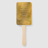  Golden Map Trouwprogramma Handwaaier (Achterkant)