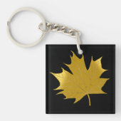 Golden maple leaf sleutelhanger (Voorkant)