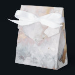 Golden Marble Bedankdoosjes<br><div class="desc">Faux gouden marmer folie gunst doos.</div>