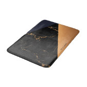 Golden Marble Geometric Badmat (Gekanteld)