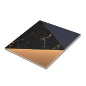 Golden Marble Geometric Tegeltje (Zijkant)