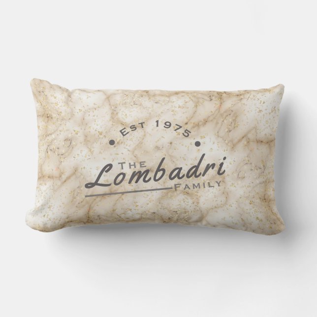 Golden Marble  Kussen (Voorkant)