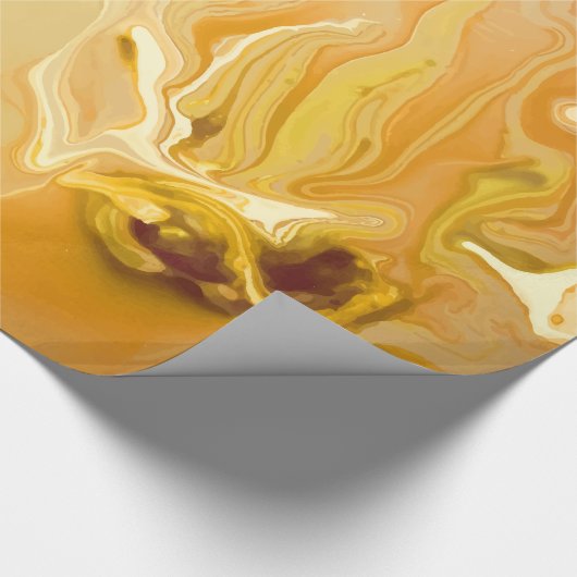 Golden Marble Texture Cadeaupapier (Hoek)