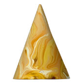 Golden Marble Texture Feesthoedjes (Rechts)