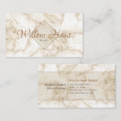 Golden Marble Visitekaartje (Voorkant / Achterkant)