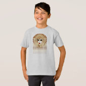 Golden Mask Mardi Gras Carnival Organic T-Shirt (Voorkant volledig)