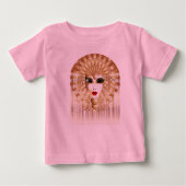 Golden Mask Mardi Gras Party Carnaval T-shirt (Voorkant)