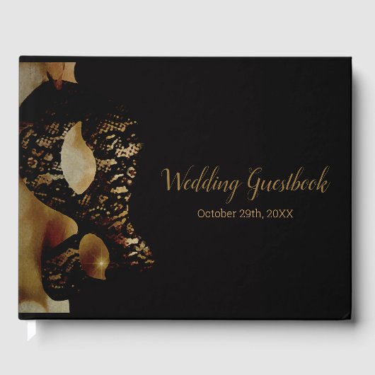 Golden Mask Wedding Gastenboek (Voorkant)