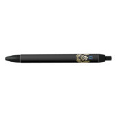 Golden masonry-symbool zwarte inkt pen (Voorkant)