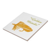 Golden Matuka gestroomlijnt forel vliegende tegel. Tegeltje (Zijkant)