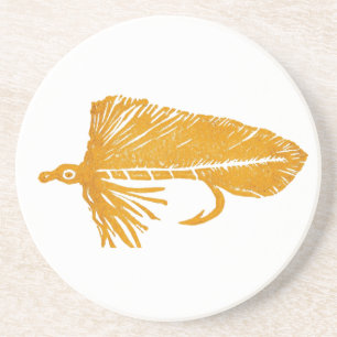 Golden Matuka Streamer Trout Fly Onderzetter