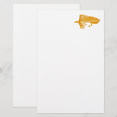 "Golden Matuka Streamer" Trout Fly Stationery Briefpapier (Voorkant / Achterkant)