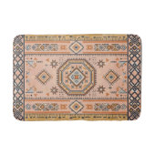 Golden Maze – Modern Moroccan Geometry Badmat (Voorkant)