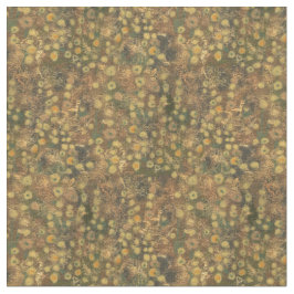 Golden Meadow, abstract, groen olijfgroen Stof