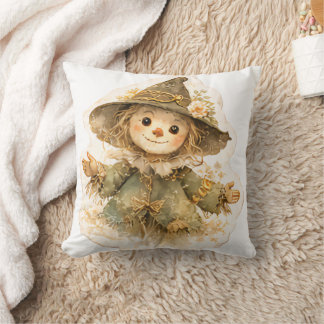 Golden Meadow Fairytale Throw Pillow Kussen