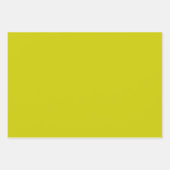 Golden Meadow – Geel & Olijf Inpakpapier Vel (Voorkant 2)