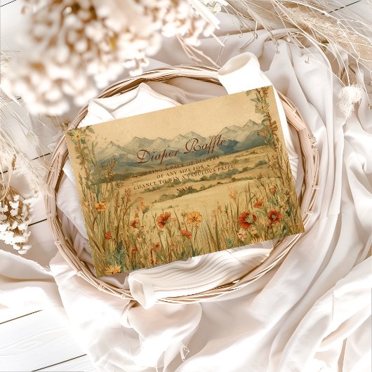Golden Meadow Heirloom Diapper Raffle  Informatiekaartje