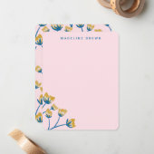 Golden Meadow Notitiekaartje (Voorkant / Achterkant in situ)