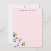 Golden Meadow Notitiekaartje (Voorkant)