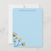 Golden Meadow Notitiekaartje (Voorkant)