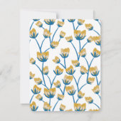 Golden Meadow Notitiekaartje (Achterkant)