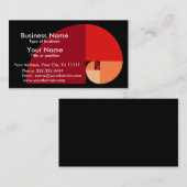 Golden Mean, Fibonacci Spiral Art Visitekaartje (Voorkant / Achterkant)