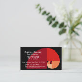 Golden Mean, Fibonacci Spiral Art Visitekaartje (Staand voorkant)