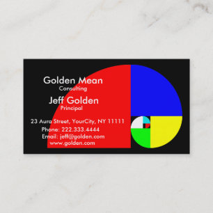 Golden Mean Visitekaartje