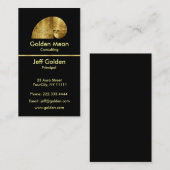 Golden Mean Visitekaartje (Voorkant / Achterkant)