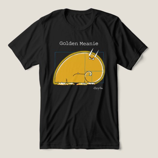 GOLDEN MEANIE door Boynton Tri-Blend Shirt (Design voorkant)