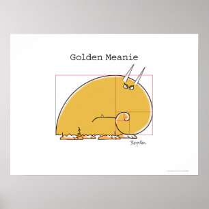 GOLDEN MEANIE door Sandra Boynton Poster