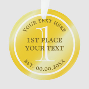 Golden Medal Ornament voor eersterangs kampioen